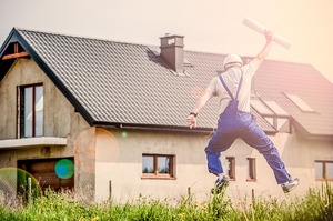 Successful builder with plenty of construction work
